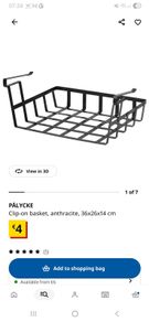 clip-on basket x3