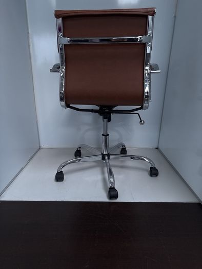 stainless steel and Leather at chair