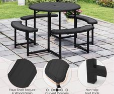 garden table and chair set