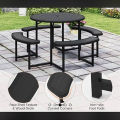 garden table and chair set