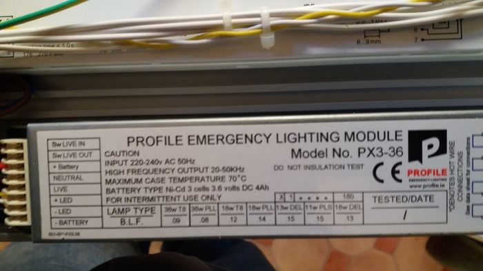 Profile Emergency Light Module