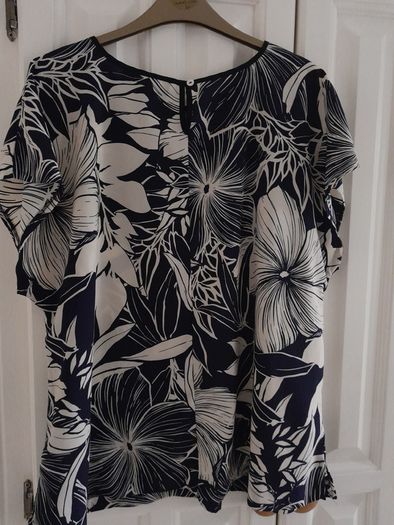 Paul Costelloe Top Navy & White New