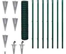 Euro Fence Steel 10x1.5 m Green