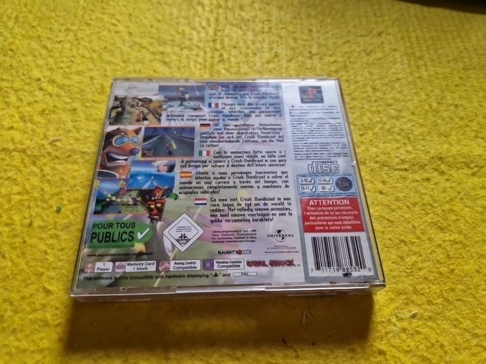 Crash Bandicoot 3 Warped PlayStation1 ps1 PlayStation2 ps2 games Original