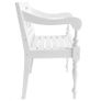 Batavia Chairs 2 pcs White Solid Mahogany Wood Image 4