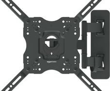 TV Wall Bracket for 26-55 inch(66cm-140cm) TVs, Swivels Tilts TV Wall Mount for Flat & Curved TV, VESA 100x100mm to 400x400mm, holds up to 36kg, Black