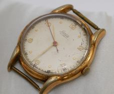 Vintage Gents Lanco 15 Jewel Gold Watch