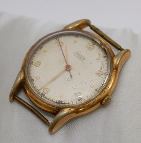 Vintage Gents Lanco 15 Jewel Gold Watch