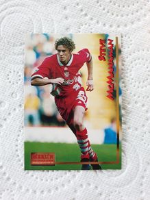 Steve McManaman Liverpool Football Trading Card 1995 to 1996