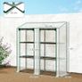 46 x 143cm Mini Lean-To Greenhouse, with Three Inner Shelves Image 3