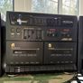 Radio and double cassette machine with speakers Image 2