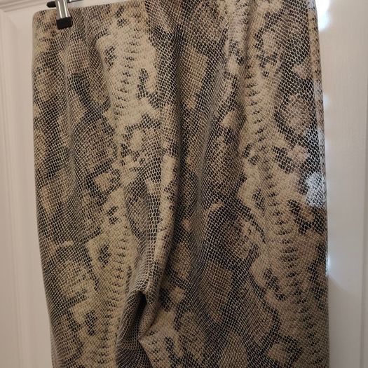 Snake Skin Look Leather trousers, NEXT, size S