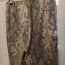 Snake Skin Look Leather trousers, NEXT, size S Image 4