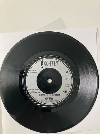 the Beat Mirror in the bathroom 7"