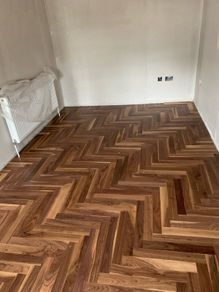 Genuine Walnut Flooring. Not laminate .