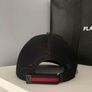 Authentic Gucci Men's Black Snake GG Jacquard Baseball Cap Image 3