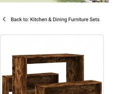 Bench table and chairs