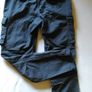 Boys black cargo trousers. 11-12 years Image 3