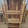 Mexican Hardwood Dining Table, 4 Chairs, Nest of Tables & Display Unit Image 3