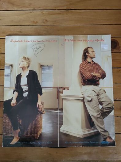 Phil Collins And Marilyn Martin Separate Lives 12 inch White Nights Soundtrack