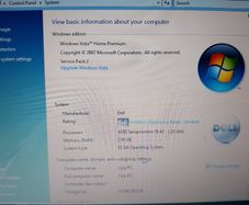 Compaq Presario CQ60-218EA 15.6 Laptop, AMD Semprom SI-42 2.1GHz, Windows Vista, 2GB Ram, 500GB HDD in Excellent condition, a True Blast from the Past