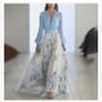 Women's Summer Dress Boho Maxi Dresses S & M Image 2