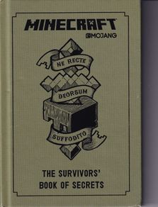 Minecraft The Survivors Book Of Secrets 2016 1st Print Egmont Hardback Books Uk