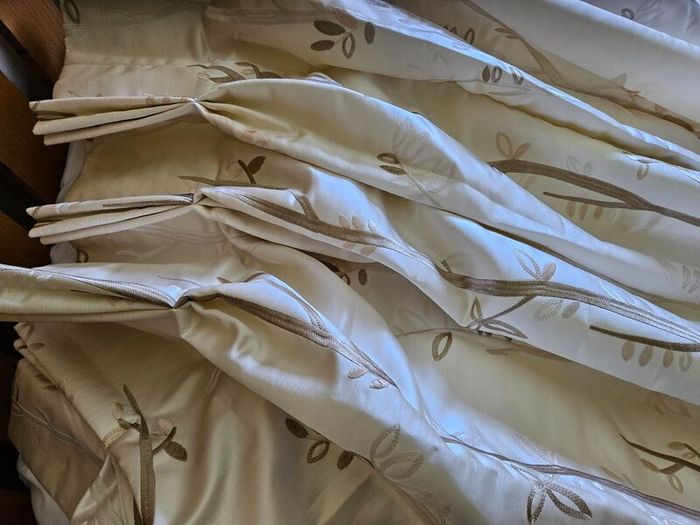 Lined curtains