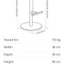 High stool (Grey) Image 4