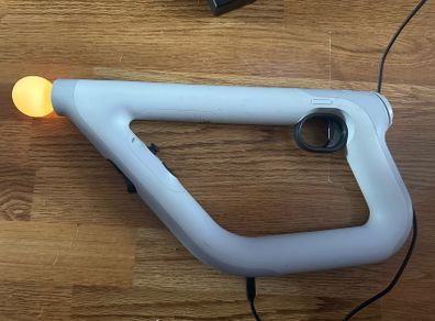 Sony PlayStation 4 VR Aim Controller Gun White PS4 PS5