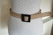Ladies raffia belt 1m long
