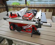 Einhell TE-TS 36/210 Cordless Table Saw with 2 x 18V new batteries