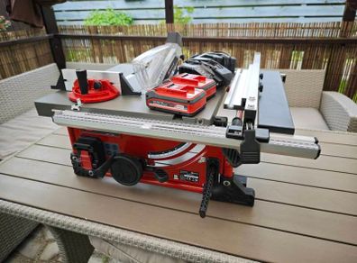 Einhell TE-TS 36/210 Cordless Table Saw with 2 x 18V new batteries