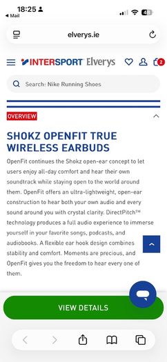 Shoks earbuds