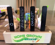 Wooden Vegetable Patch toy