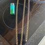 Gold chain and bracelet Image 2