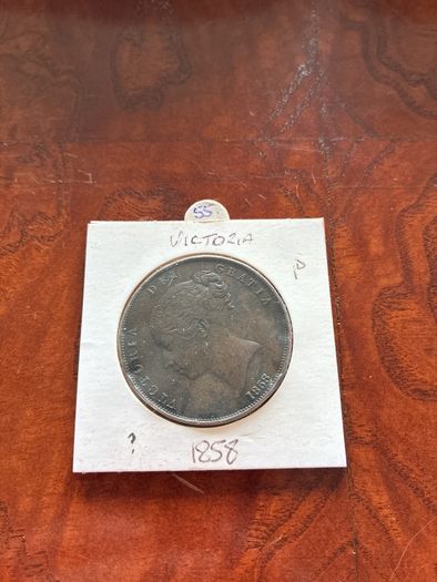 UK 1 Penny 1858