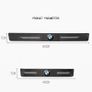 Carbon Fiber Car Door Sill Protector Stickers For BMW M E46 E90 E60 F30 E39 F10 F20 E87 E36 F20 F30 1 2 3 5 7 Series X1 X3 X5 X7 Image 4