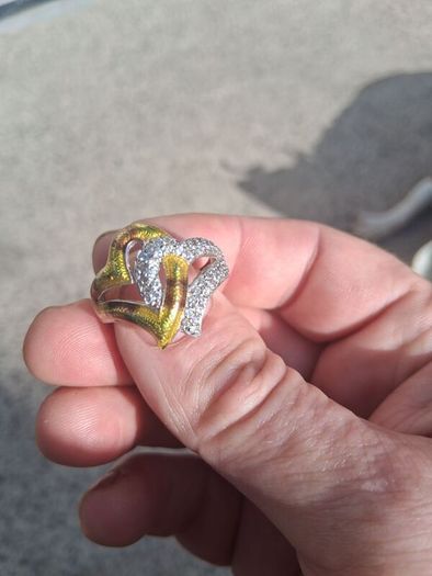 Stunning Irish Sterling Silver Ring