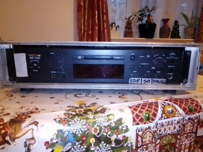 Tascam md350 + thon flight case