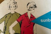 Vintage Advertising Sign for Sunbeam Wool