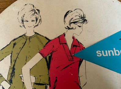 Vintage Advertising Sign for Sunbeam Wool