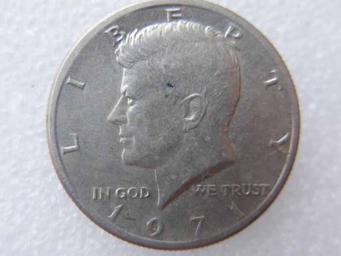 1971 US Kennedy Half Dollar 40% Silver