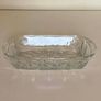 Vintage Pressed Glass Serving Set | Pedestal Bowl & Serving Tray Image 3