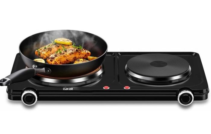 Electric Hot Plate, 2500W Portable Electric Stove,Double Hot Plate, Burner for cooking,Cooktop for Dorm Office Home Camp, Compatible with All Cookware (FREE POSTAGE)