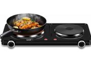 Electric Hot Plate, 2500W Portable Electric Stove,Double Hot Plate, Burner for cooking,Cooktop for Dorm Office Home Camp, Compatible with All Cookware (FREE POSTAGE)