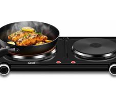 Electric Hot Plate, 2500W Portable Electric Stove,Double Hot Plate, Burner for cooking,Cooktop for Dorm Office Home Camp, Compatible with All Cookware (FREE POSTAGE)