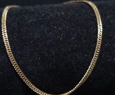 Vintage 18ct Gold Curb Bracelet 750 Hallmarked 18.5cm