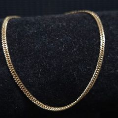Vintage 18ct Gold Curb Bracelet 750 Hallmarked 18.5cm