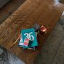 Craft Dark Real Beech Wood Coffee Table with Rug Image 2